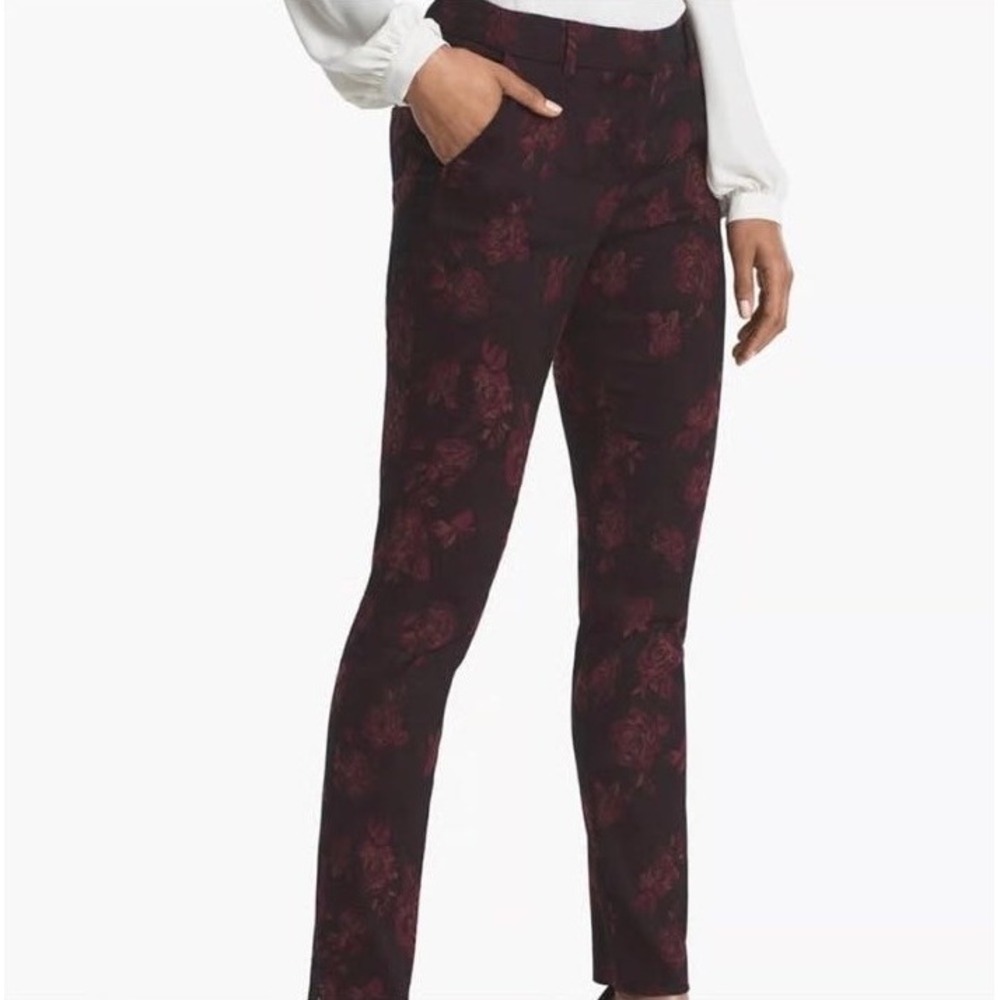 Elliot Lauren‎ Floral Pull on Slacks Pant Size 8
